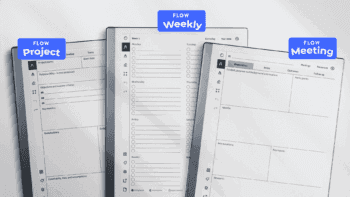 FLOW Productivity Suite (Weekly + Meeting + Project)