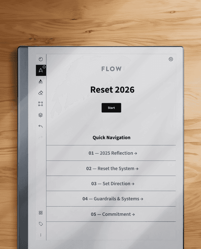 FLOW Reset: 2026 Edition