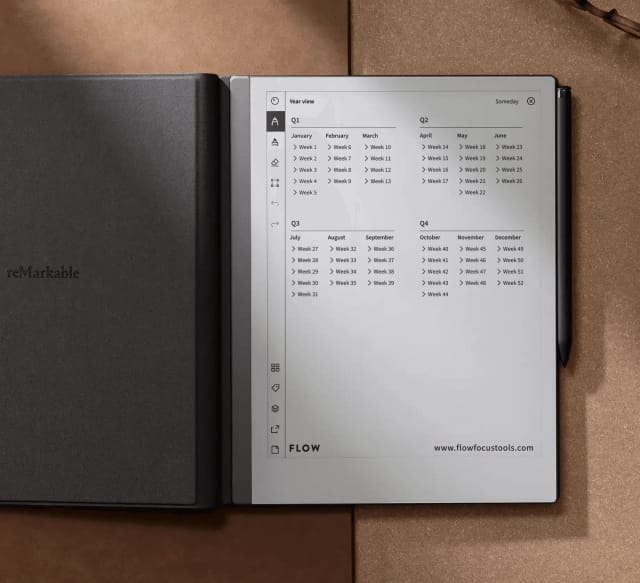 FLOW Weekly intuitive layout